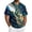 Brown, variant on Tie Dye Polo Shirts for Men Henley Short Sleeve Cotton Linen Tees Causal Vacation Loose T Shirts, XL