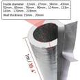 thumbnail image 2 of Gamvdout 1M Pipe Insulation Outdoor Antifreeze Insulation Pipe Foam Tube Lagging Wrap Industrial Cover Protective Sleeve ID 22mm-219mm Self-Sealing Insulation Pipe, 2 of 8