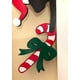 thumbnail image 5 of Adorno navideño para puerta - Letrero de esquina para marco de puerta superior de Papá Noel y muñeco de nieve 2024, pintura de dibujos animados navideños, decoración de marco de esquina de puerta de P, 5 of 6