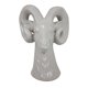 thumbnail image 2 of Cabeza de carnero Benzara para decoración de mesa, cerámica blanca, 34 cm, 2 of 6