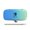 Gradient Dark Blue-Green, variant on Gradient Hard EVA Carrying Case for Nintendo Switch Lite - Stylish Travel Handbag