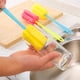 thumbnail image 4 of Juego de 2 Cepillos de Esponja, Herramienta de Limpieza de Cocina Moderna, Cabezal de Esponja Suave, Eficaz para Eliminar Manchas, Limpiador Versátil para Copas de Vino y Tazas, Color Aleato, 4 of 7