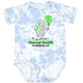 thumbnail image 3 of Inktastic I Support Mental Health Awareness Elephant and Balloon Boys or Girls Baby Bodysuit, 3 of 5