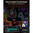 thumbnail image 6 of Smart RGBIC Curtain Lights 7.9×7.9FT, 256-LED Color-Changing Backdrop Lights with App Control, Music-Sync Fairy Lights for Christmas, Bedroom, Party Walls, Weddings, Outdoor, Patio & Holiday Decor, 6 of 7