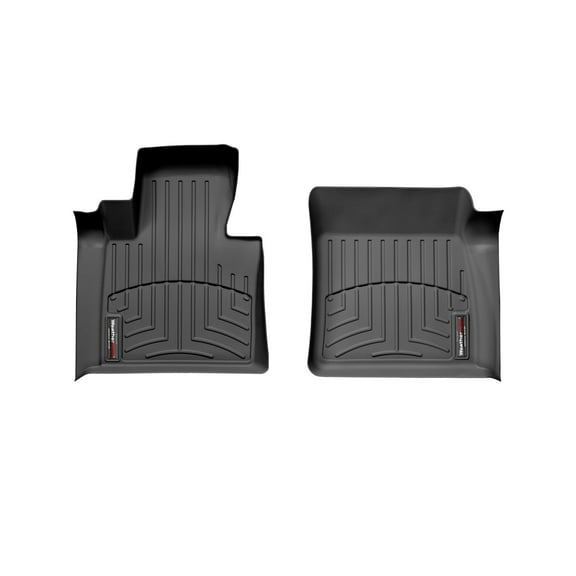 WeatherTech Custom Fit FloorLiners compatible with 2003-2006 Land Rover Rover Range Rover - 1st Row (Driver & Passenger), Black