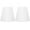 White, variant on Monyance light shade 2pcs Cloth Lamp Shades Clip on Chandelier Shade for Table Lamp(5.51X5.12X3.54Inches)