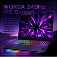 thumbnail image 6 of HP OMEN MAX Gaming Laptop, AMD Ryzen AI 9 HX 375, 32 GB DDR5 RAM, 1 TB PCIe SSD, 16" WQXGA (2560x1600)240Hz, Nvidia G-Force RTX 5080, RGB Backlit Keyboard, W11 Home, Shadow Black+Traix MousePad, 6 of 9