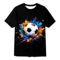 thumbnail image 4 of 2026 Usa Soccer Boys Tshirts Short Sleeves Summer Tops Graphic Tees Crew Neck Print Casual Basic Tees for Daily Wear, 4 of 4
