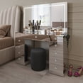 thumbnail image 3 of Boahaus Amelia Vanity Desk with Mirror and Lights – 11 Drawer Makeup Vanity Table with Storage, Power Outlet and Speakers, 3 of 4