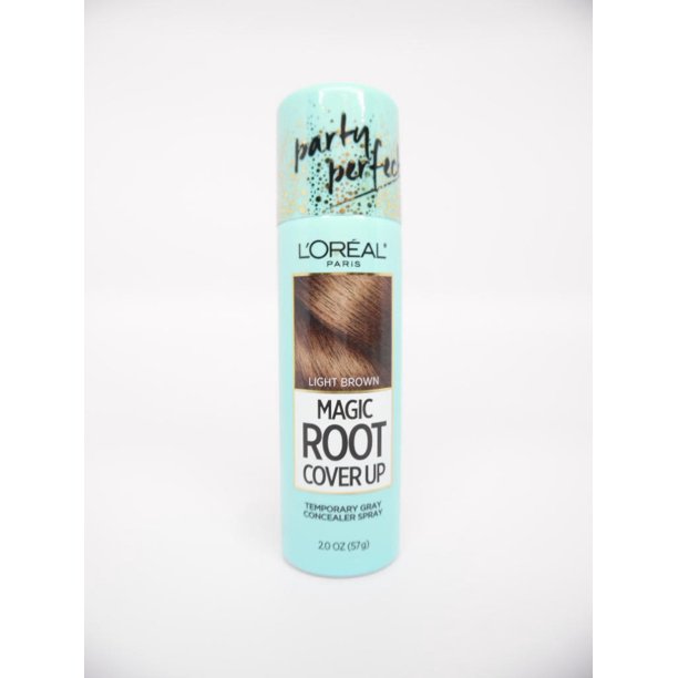 L'Oreal Magic Root Cover Up Light Brown Temporary Gray Concealer Spray