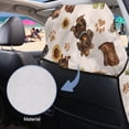 thumbnail image 4 of Uorisanigo Car Seat Towel Cover Fashion Auto Interior Cowboy Dachshund Athletic Running Towel Seat from Sweat Food Dirt Suitable for Cars, SUV and Trucks in All Seasons, 4 of 8