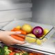 thumbnail image 4 of Contenedores herméticos para almacenar alimentos, organizadores para refrigerador con tapas, cajas de plástico transparente para despensa de cocina, para frutas, verduras y sobras., 4 of 6