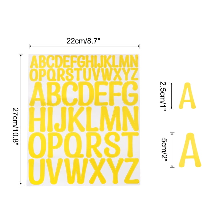 Car Tuning Letters Stickers 26-Piece Motorcycle Alphabet Sticker Kit ...