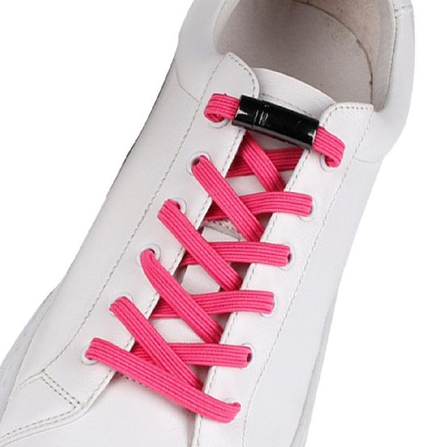 Summer Fashion Lazy Shoelaces Free Tie Elástico Casual Sports Shoelaces Creative Shoelaces Niños Adultos Unisex Ocio Zapatillas De Deporte Cordones Serendint AP006665-02