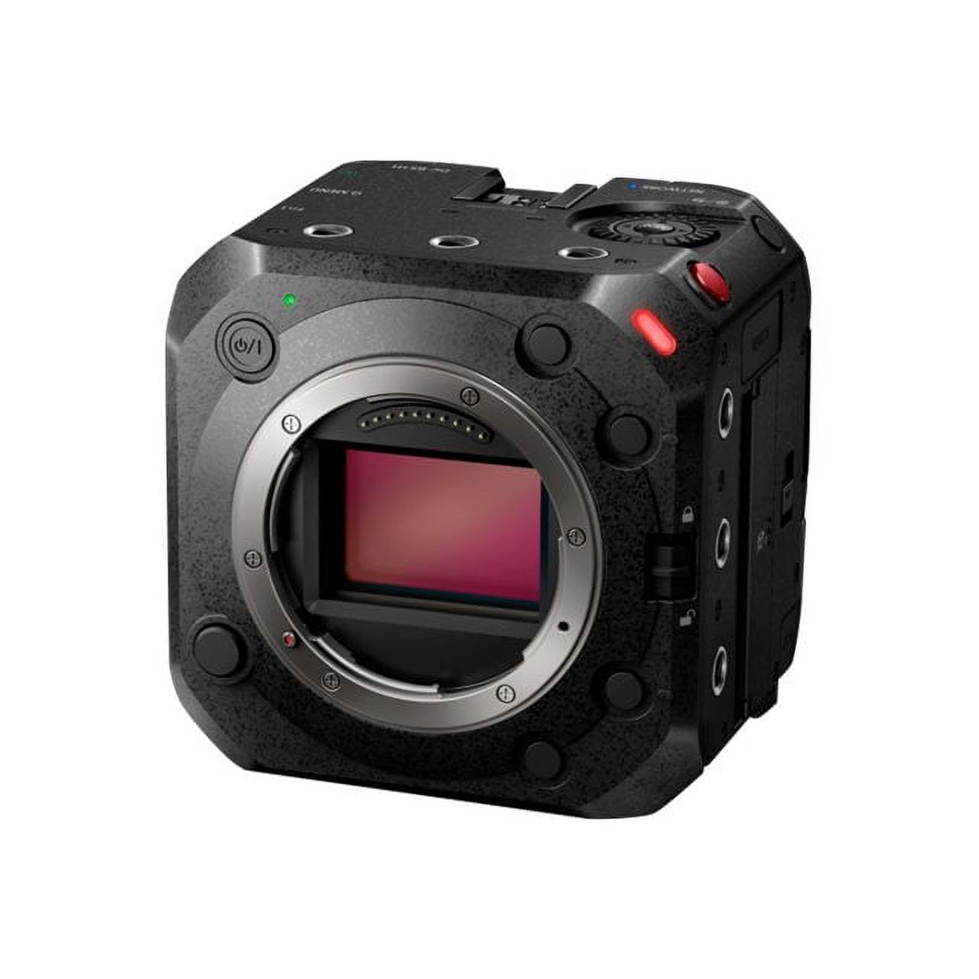 Panasonic LUMIX BS1H Full-Frame Box-Style Live & Cinema Camera, Compact Body with 6K 24p / 5.9K 30p 10-bit Unlimited Video Recording, Multicam Control (DC-BS1H)