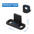 thumbnail image 2 of 8pcs Barn Door Floor Guide, POM Universal Sliding Barn Door Hardware for Closet Pocket Doors, Black, 2 of 5