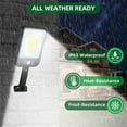 thumbnail image 6 of Clearance!Solar Outdoor Lights with Remote Control, Motion Sensor Solar Powered Lights Ip65 3 Modes Wall Security Lights for Fence Yard Garden Patio Front Door, Daily Use, 6 of 9