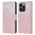 thumbnail image 1 of Head Case Designs Officially Licensed Nature Magick Rose Gold Marble Glitter Pink Sparkle 2 Leather Book Wallet Case Cover Compatible with Apple iPhone 14 Pro, 1 of 6