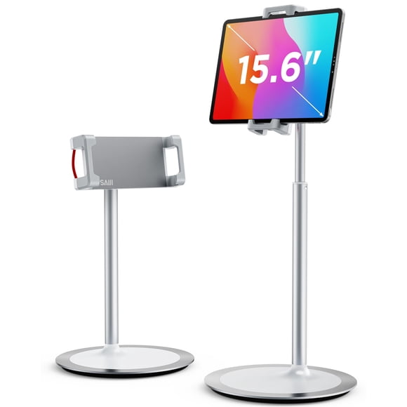 Soporte para tableta SAIJI, altura ajustable de 4,7 a 15,6