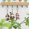thumbnail image 5 of SLYNSHome Cute Animal Keychains Valentine's Day Gifts Animals Ornament Rearview Mirror Decorations Accessories, 5 of 5
