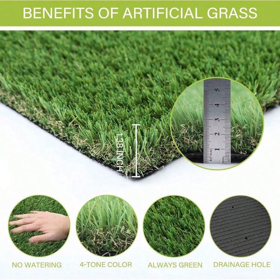 Artificial Grass for Dogs, Dog Pee Grass, Fake Grass for Dogs Potty Training, 4x6ft Extra Large Turf Grass, Reusable Puppy Wee Wee Pads, Dog Supplies, Indoor Outdoor