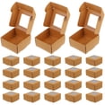 thumbnail image 4 of 50 cajas de papel pequeñas con ventana transparente para jabón casero, regalos de fiesta, cupcakes, manualidades, etc, 4 of 7
