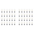 thumbnail image 1 of 48 Pack 3V LED S14 Replacement Light Bulbs, Shatterproof Outdoor Solar String Light Bulbs, Warm White, 1 of 8