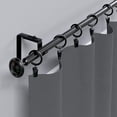 thumbnail image 5 of nipocaio 20pcs Black Curtain Rings with Clamps Metal Curtain Clips Hook，4.0mm×45mm, 5 of 5
