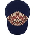 thumbnail image 3 of Light Beige and Red Baseball Cap Classic Golf Cap Soft Dad Hat Multicolor Adjustable Low Profile Hat Unisex, 3 of 6