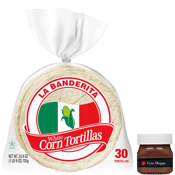 La Banderita Corn Tortillas, 24.9oz, 30 Count Bag