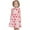 Pink, variant on Gunia Little Girls Hawaiian Dress Sleeveless Floral Casual Loose Fit Round Neck Strap Outdoor Play Sundress For Holiday Beach Watermelon Red Dress For Girls 1-8 Years