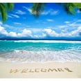 thumbnail image 2 of CafePress - Welcome Summer - Large Beach Towel, Soft 30"x60" Towel with Unique Design, 2 of 3