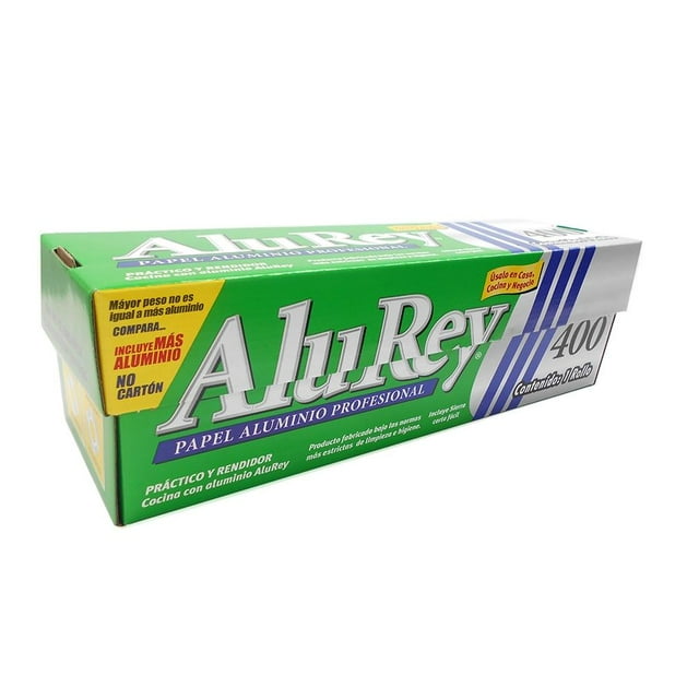 Papel Aluminio Alurey 80 m x 29 cm