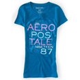 thumbnail image 1 of Camiseta Gráfica Aeropostale para Mujer con Capas Apiladas de Nueva York Azul XS, 1 of 1