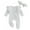 White, variant on Bagilaanoe Newborn Baby Girl Boys Autumn Jumpsuit Long Sleeve Bodysuit + Headband 3M 6M 12M Infant Ruffled Zipper One Piece Romper