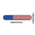 thumbnail image 3 of Ikohbadg American Flag Aluminum Car Decals for Scratch Coverage, 3D Body Sticker for Long-Lasting Patriotic Style, Easy Installation Automotive Flag Emblem for Cars, 3 of 6