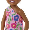 thumbnail image 2 of Barbie Chelsea Doll - One-Shoulder Flower-Print Dress, 2 of 6