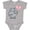 AC-Heather Grey, variant on Inktastic My first Valentine's Day Boys or Girls Baby Bodysuit