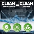 thumbnail image 5 of (R) Heavy Duty Dishwasher Cleaner & Deodorizer Tablets, Descaler, Deep Cleaning,  Odor & Smell Remover, Calcium, Limescale, Hard Water Marks, , Septic Safe Pods (12 Tabs 1  ), 5 of 6
