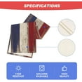 thumbnail image 5 of Wood Style Stripes 4th of July Patriotic Memorial Day Table Runner, Independence Day Kitchen Dining Table Decoration for Home Party Decor 13x72 Inch, 5 of 6