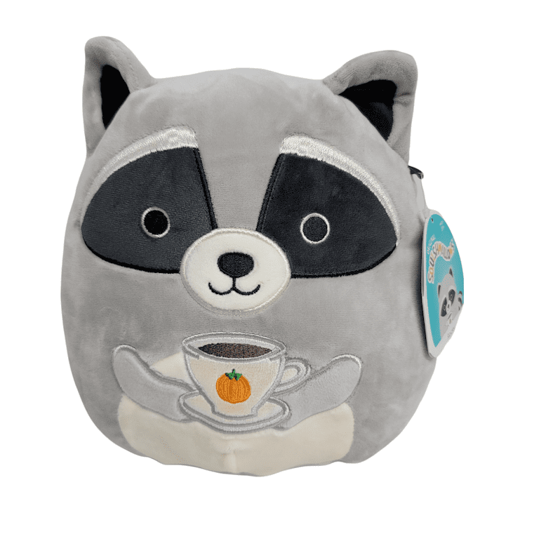 Kelly Toy Squishmallows 3.5" Raccoon Plush Pillow Clip on 