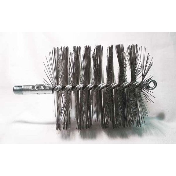 1pack ToughGuy 3EDH9 Flue Brush, Dia 4 1/4, 1/4 MNPT, Length 8