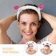 thumbnail image 5 of 2 uds encantadoras diademas hinchadas para mujeres, diademas para el cuidado de la piel de Spa, bonitas diademas de setas para lavarse la cara y desmaquillar, accesorios para el cabello, 5 of 6