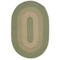 thumbnail image 2 of Colonial Mills 2' x 11' Green and Beige Reversible Oval Runner Rug, 2 of 2