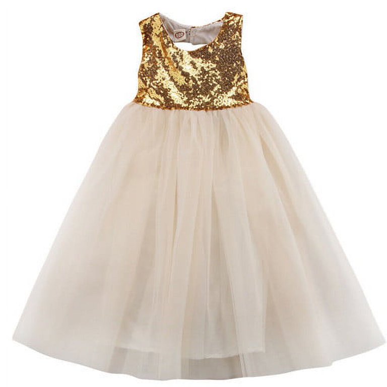 Hirigin Sequin Girls Kids Tulle Tutu Dress, Wedding Bridesmaid Party Formal  Wear - Walmart.com