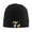 Black, variant on Wings Of Fire Beanie Hat Winter Warm Knit Cuffed Cap For Women Men Deep Heather
