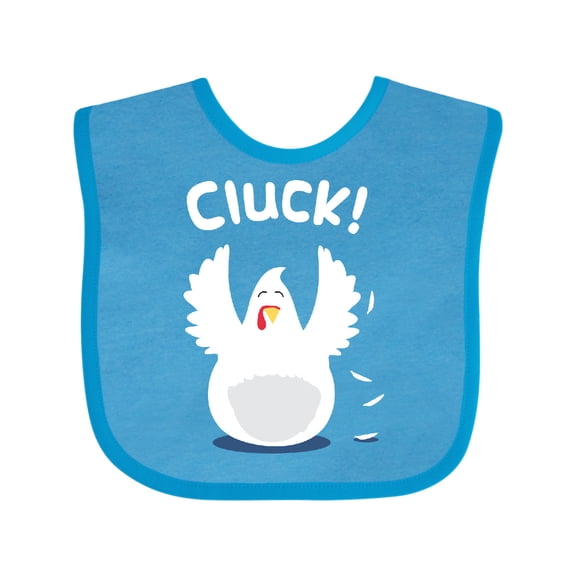 Inktastic Chicken Barnyard Farm Cluck Boys or Girls Baby Bib