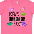 thumbnail image 4 of Inktastic Papa's Fishing Buddy with Colorful Fish Boys or Girls Toddler T-Shirt, 4 of 5