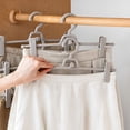 thumbnail image 3 of Lot de 5 Cintres Blancs Multifonctions pour Garde-Robe pour Pantalons, Chaussettes et sous-Vêtements - Solution de Rangement Domestique Gain de Place et Durable avec Installation et Nettoyage Faciles, 3 of 6