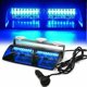 thumbnail image 1 of Car 16led blue strobe light warning light hazard emergency flash light waterproof 12-24v, 1 of 5